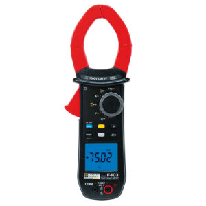 Chauvin Arnoux F403 AC/DC Clamp Meter, Max Current 1kA ac, 1.5kA dc CAT III 1000 V, CAT IV 1000 V
