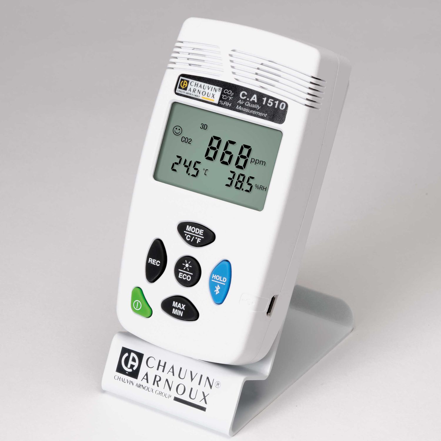Chauvin Arnoux CA1510 Data Logging Air Quality Monitor white