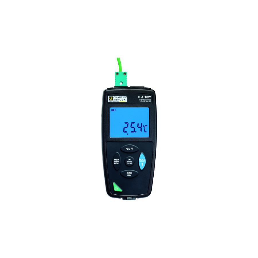 CA 1821 Thermometer with Thermocouple Probes, 1 Channel